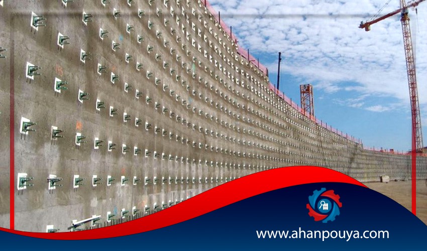 میخکوبی خاک با میلگرد