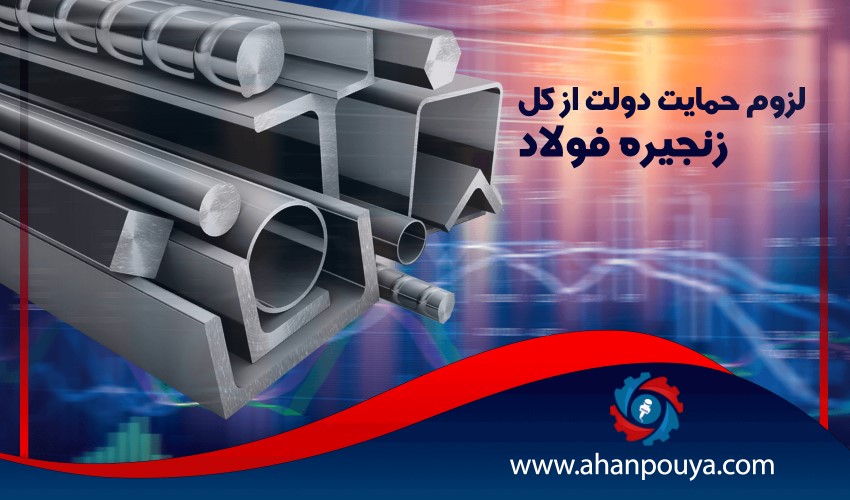 لزوم حمایت دولت از کل زنجیرۀ فولاد