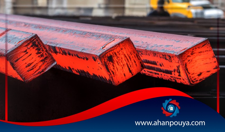 فرآیند تولید شمش فولادی