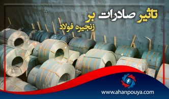 تاثیر صادرات بر زنجیره فولاد