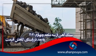 سنگ آهن از سه ماهه چهارم 2020 به بعد در راستای کاهش قیمت