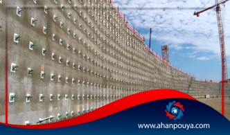 میخکوبی خاک با میلگرد