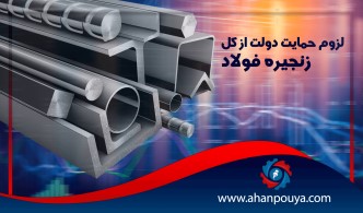لزوم حمایت دولت از کل زنجیرۀ فولاد