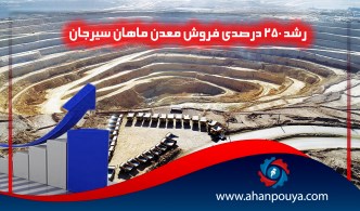 رشد 250 درصدی فروش معدن ماهان سیرجان