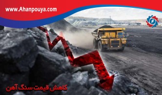 قیمت سنگ آهن کاهش یافت