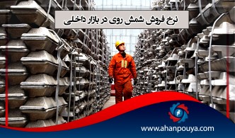 نرخ فروش روی در بازار داخلی