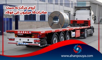 لزوم حرکت به سمت صادرات 15 میلیون تنی فولاد