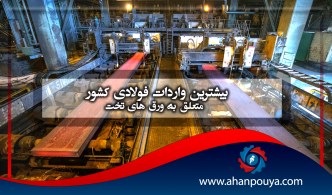 بیشترین واردات فولادی کشور متعلق به ورق های تخت
