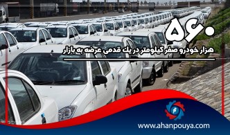 560 هزار خودرو صفر کیلومتر در یک قدمی عرضه به بازار