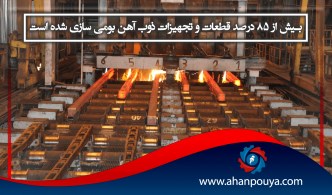 بیش از 85 درصد قطعات و تجهیزات ذوب آهن بومی سازی شده است