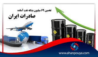تخمین 69 میلیون بشکه نفت آماده صادرات ایران