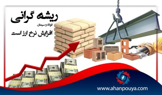 ریشه گرانی فولاد و سیمان ، افزایش نرخ ارز است
