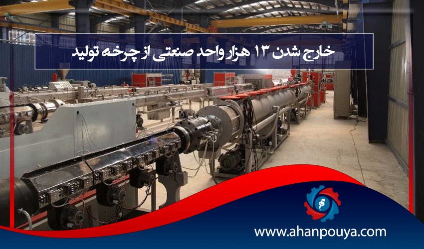خارج شدن 13 هزار واحد صنعتی از چرخه تولید