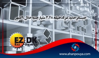 خسائر حديد عز الدخيلة 3.48 مليار جنيه خلال 9 أشهر