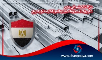 شركات الصلب في مصر تعلن زيادة أسعارها 500 جنيه للمرة الثانية خلال أسبوع