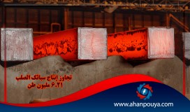تجاوز إنتاج سبائك الصلب 6.21 مليون طن