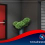 أبواب المقاومة للحرق في البناء