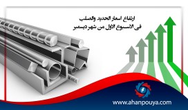 ارتفاع اسعار الحديد والصلب فى الاسبوع الاول من شهر ديسمبر