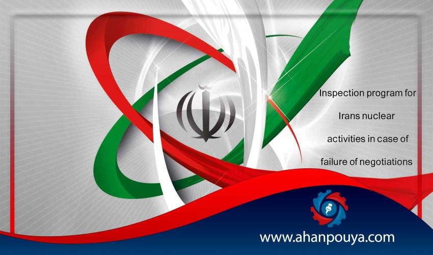 Inspection program for Iran's nuclear activities in case of failure of negotiations