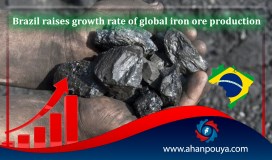 Brazil increases the rate of iron ore production