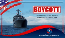 The United States has imposed sanctions on a Russian ship
