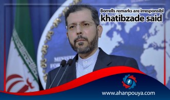 "Borrell's remarks are irresponsible," Khatibzadeh said
