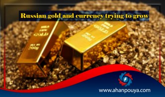 Russian gold and currency trying to grow
